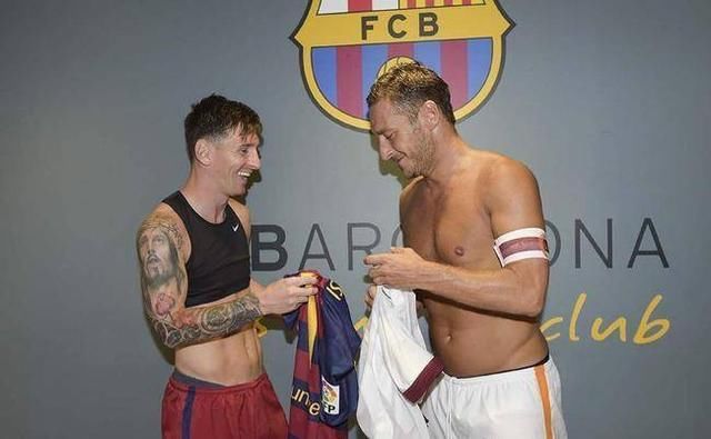 托蒂梅吹新境界:梅西来罗马可穿10号球衣,我开