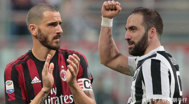 神操作! 伊瓜因租借加盟AC米兰! 博努奇转会尤
