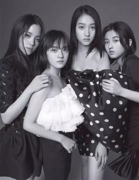 "四小花旦"清新少女