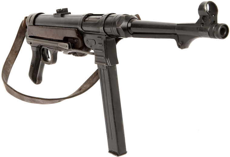 经典老枪第二次世界大战 德国 MP40冲锋枪今