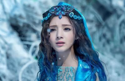 古装女神卷发造型,郑爽100分,杨幂90分,最后一