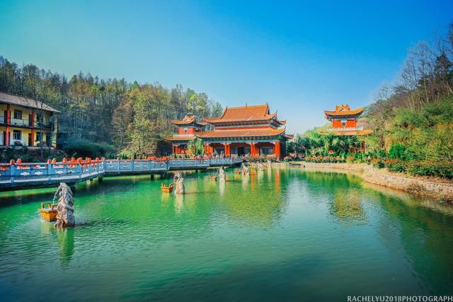 恢復重建的元末古寺廟天佛禪寺距今約600多年曆史,史稱