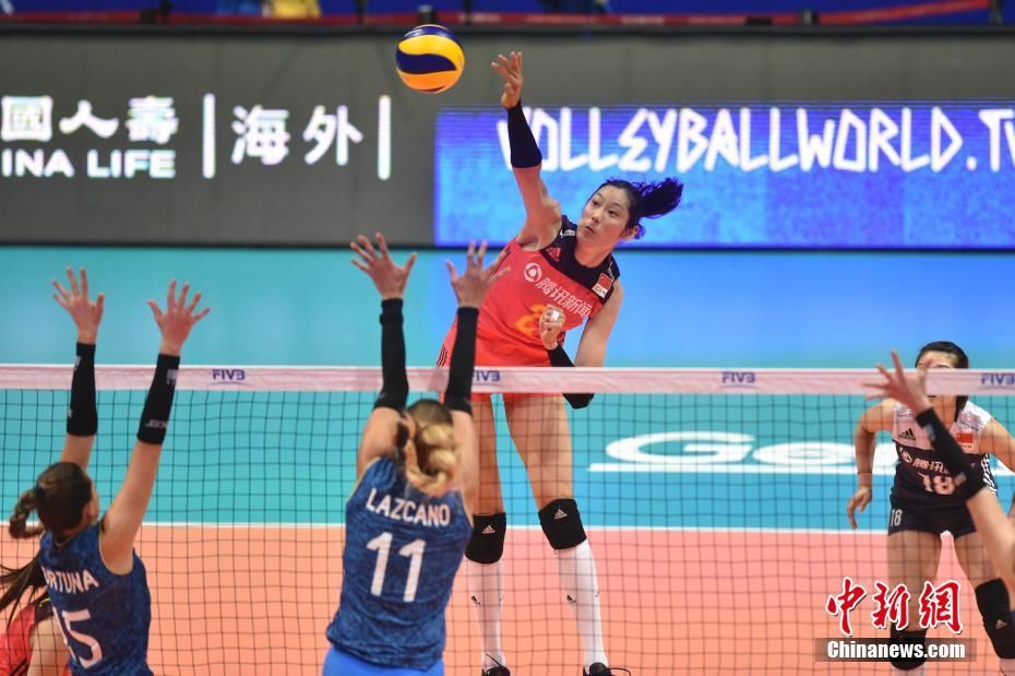 世界女排联赛香港站:中国队轻取阿根廷队