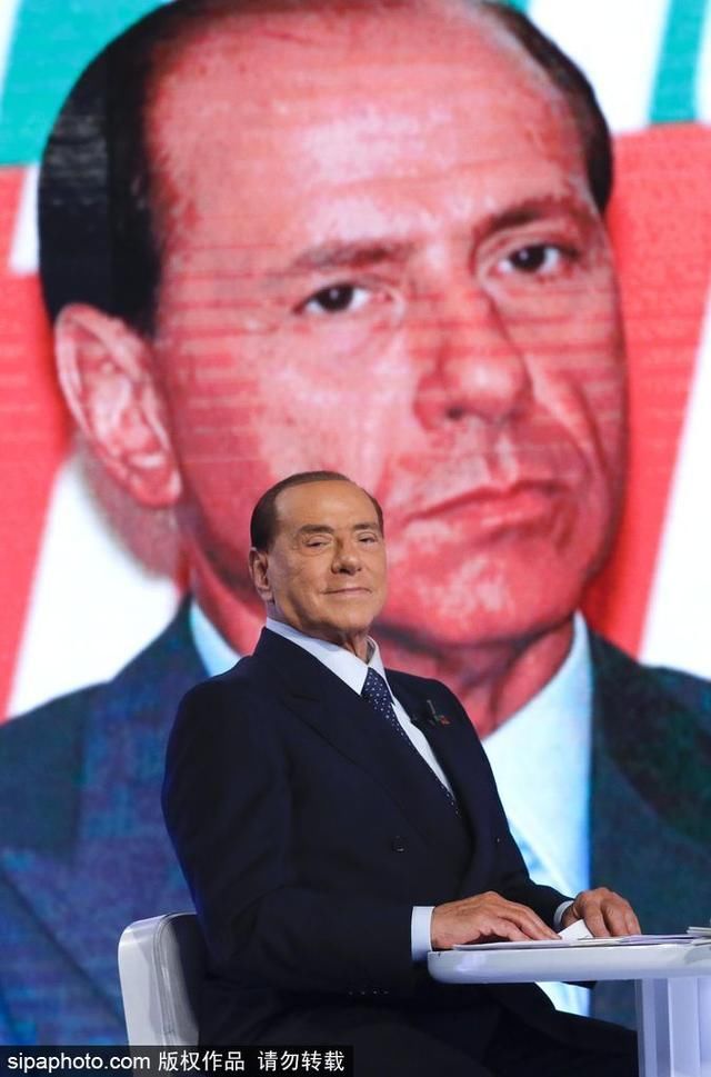 意大利前总理西尔维奥贝卢斯科尼宣布参加20