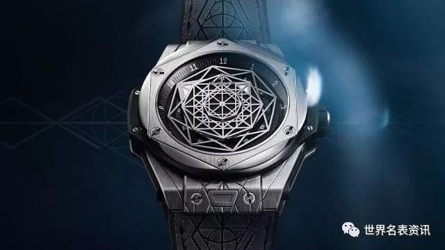 HUBLOT宇舶表Big Bang Sang Bleu刺青腕表;诠