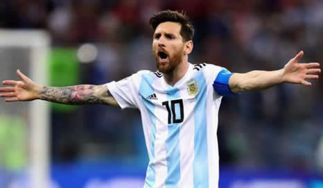 梅西是哪个球队的:2018梅西代表阿根廷队出战