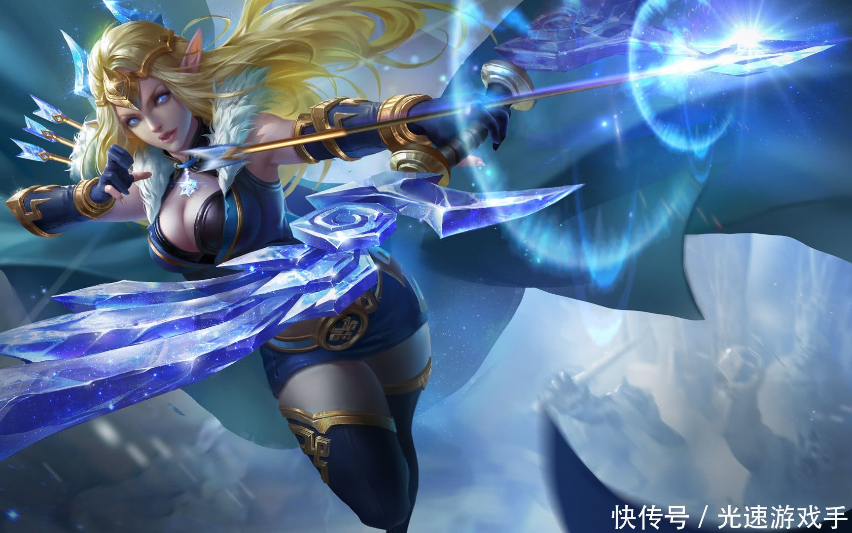 王者荣耀下一个英雄伽罗的皮肤曝光,离她登场