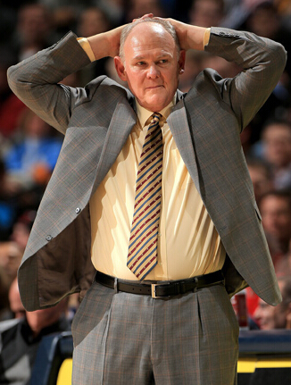 萨克拉门托国王队将在休赛期解雇球队主教练乔治·卡尔.