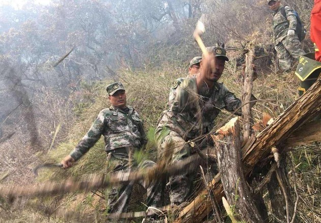 涼山火災:村民拍下遇難者生前畫面