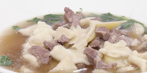 《养生厨房》羊肉面片汤