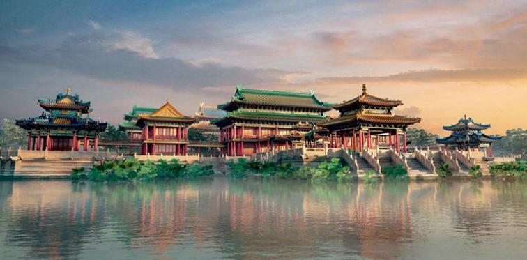 名园筑何处 仙境别红尘