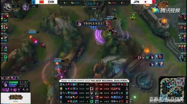 亚运LOL中国vs日本:MLXG黑切瞎子一脚一个,