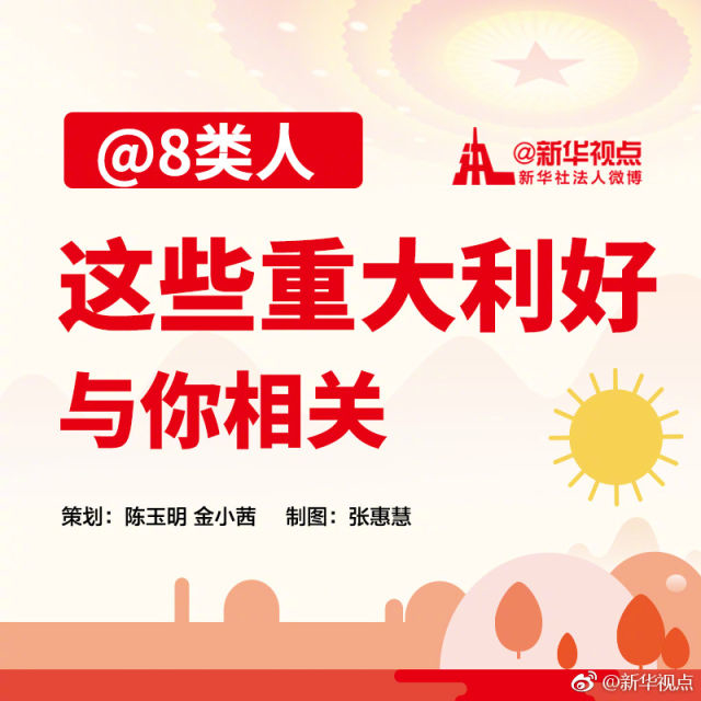@8类人,这些重大利好,与你相关! @8类人,这些重大利好,与你相关!