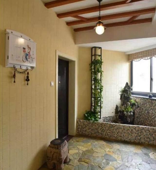 老公硬要给玄关做个大水池,我和他大吵一架,完