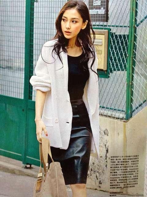 看了杨颖日本出道前照片,网友:明白晓明哥为啥