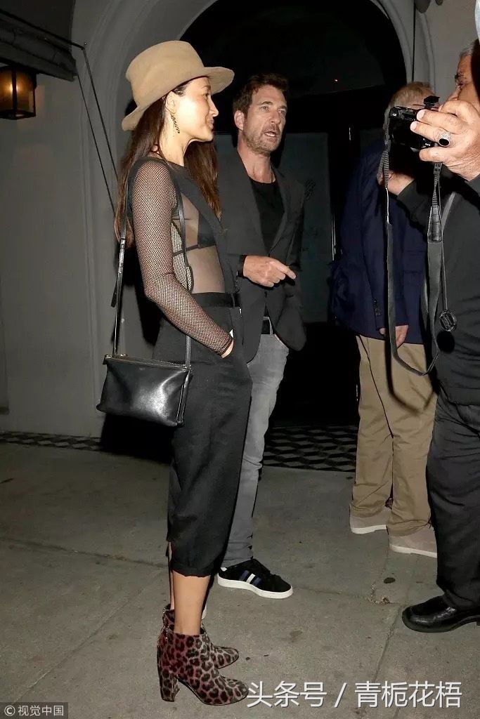 39岁的 maggie q 和56岁的老公出席活动,她还是你心中的女神吗