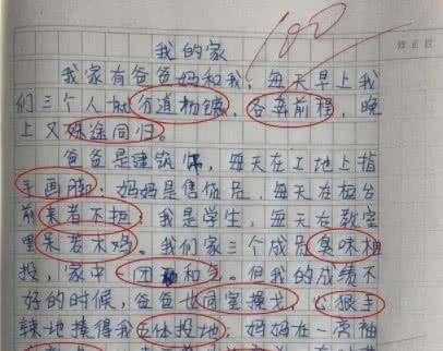 小学生作文太嚣张, 网友:这孩子坑爹啊