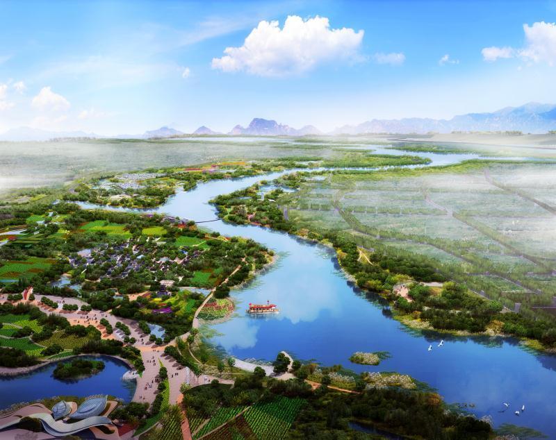 众媒体探秘北京世园会 园区首次面向海内外直