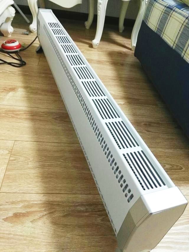 匹空调一天下来100多度电,这踢脚线取暖器开一