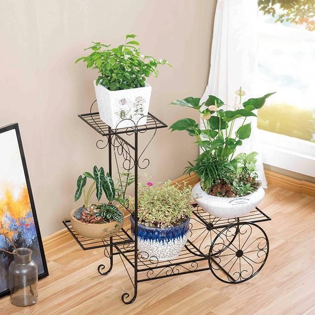 自制漂亮阳台,这些花架简直美呆了