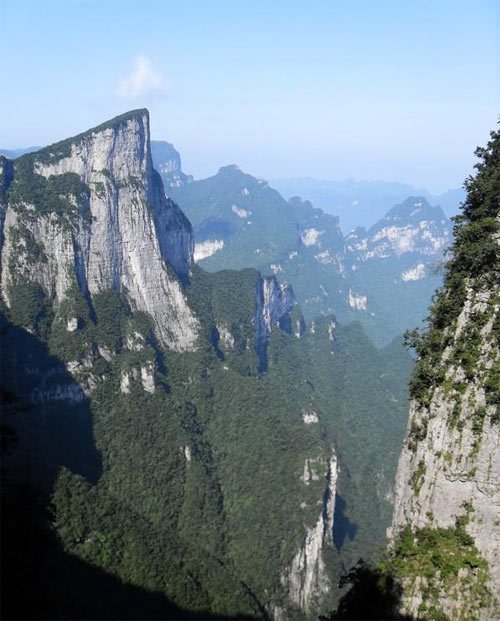 长沙张家界天门山一日游玻璃栈道很刺激,游记