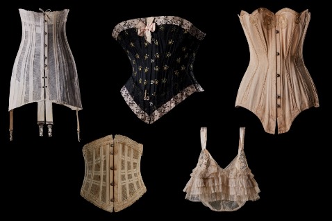 bellezza创使人收藏的欧洲中世纪皇室贵族女性穿过的古老束身内衣首次