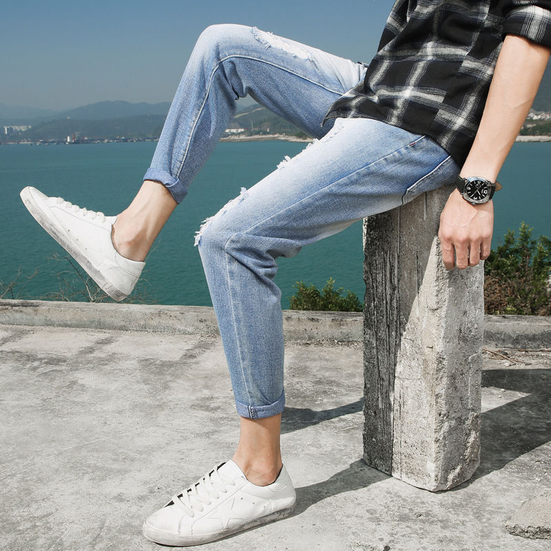 超级小男神,帅气的小裤子,期待你的带走,牛仔裤