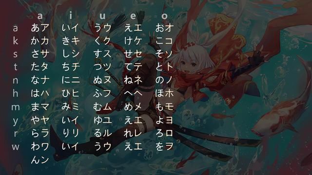 最美应用五十音图:清爽直接的日语学习 App ,轻