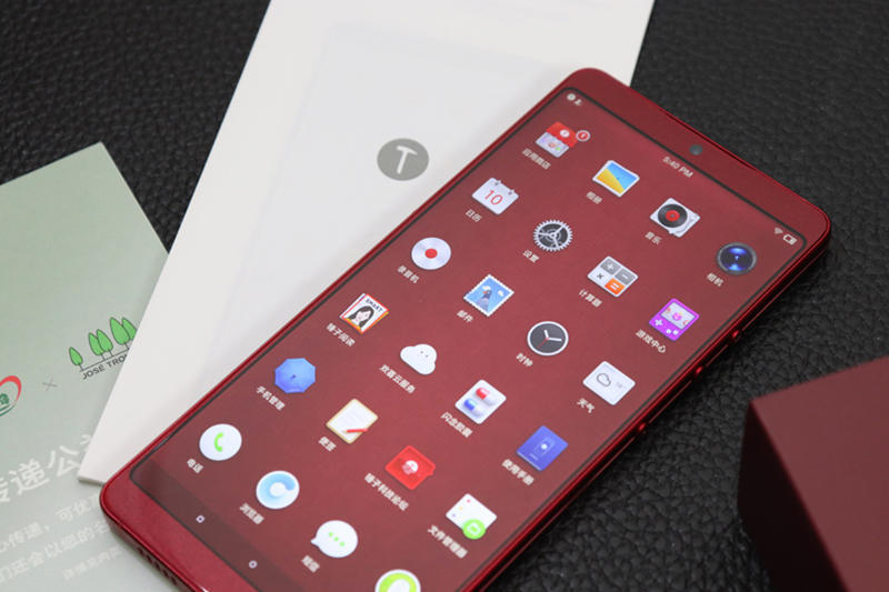 酒红之美,坚果Pro2特别版上手开箱