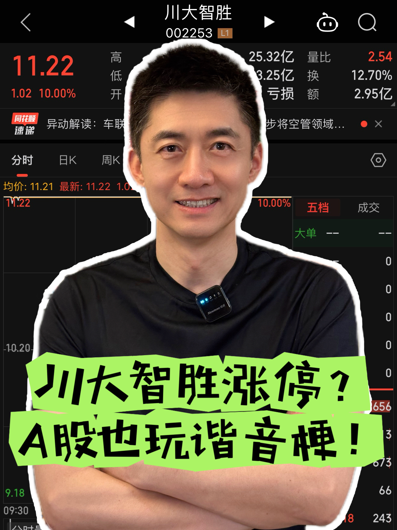 川大智胜涨停 谐音梗股市怎么救? 川大智胜涨停 谐音梗股市怎么救?