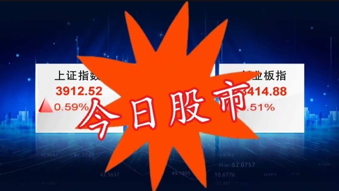 今日股市：创业板指冲高  大金融方向表现强势