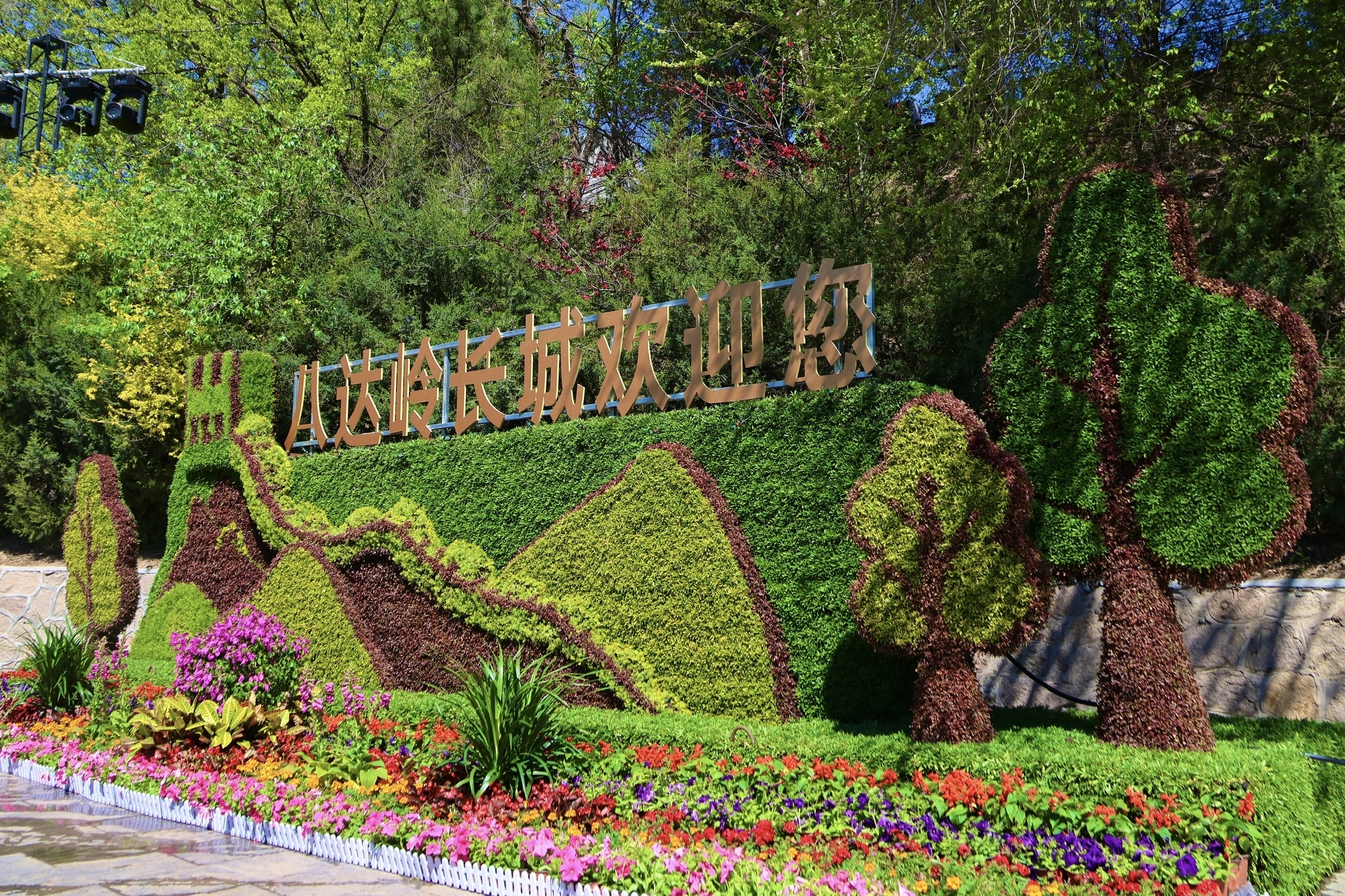 五一上新｜八达岭花漾登场：雄关映翠，龙腾盛世！