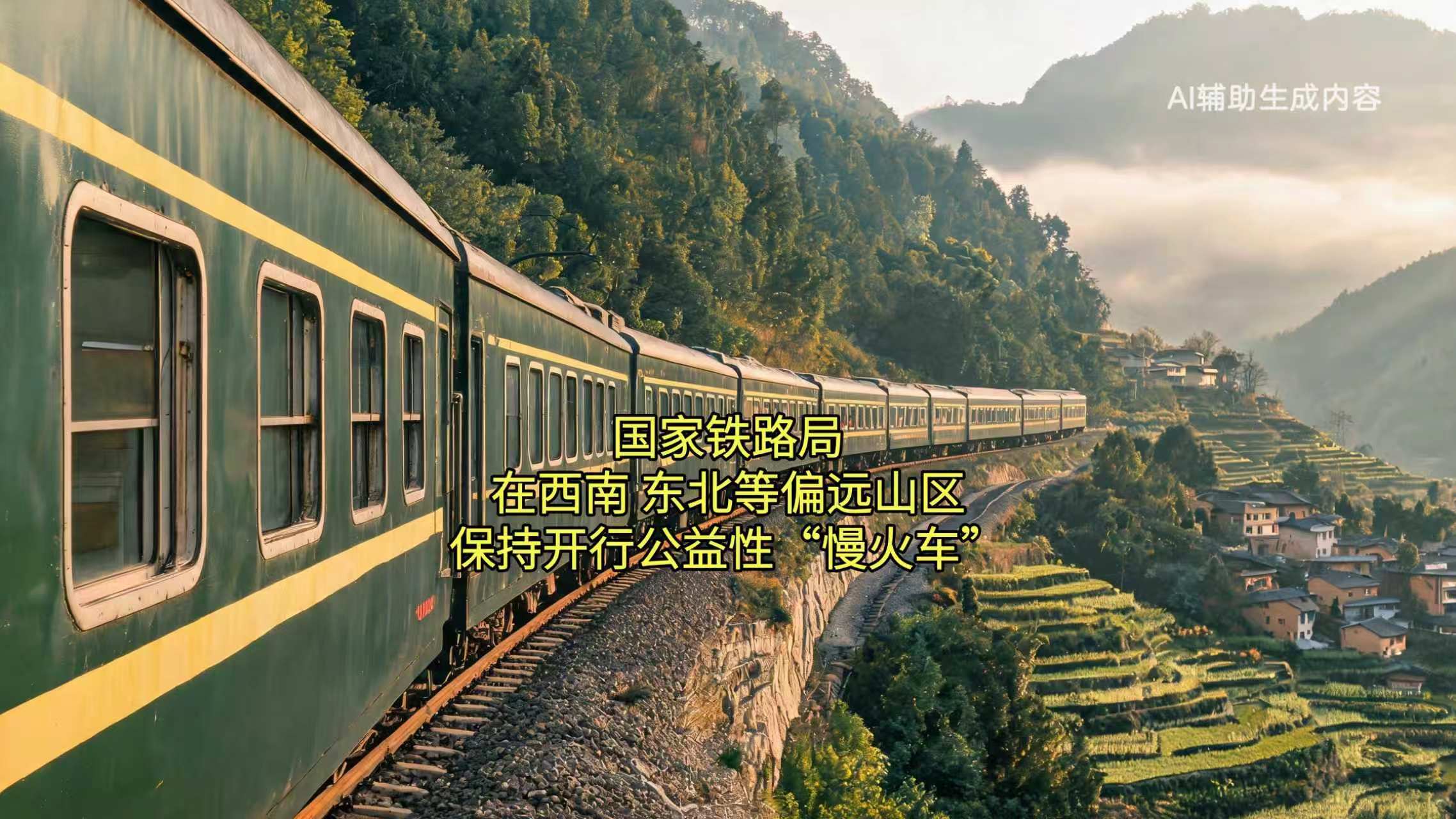 国家铁路局:在西南、东北等偏远山区保持开行公益性“慢火车” 国家铁路局:在西南、东北等偏远山区保持开行公益性“慢火车”