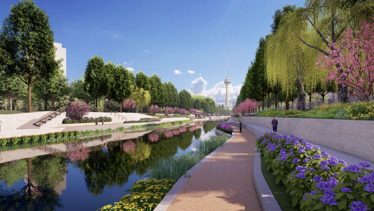 海淀将添“水岸花园”！永定河引水渠滨水工程开工