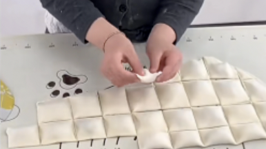 小孩姐包饺子皮馅用量完美适配