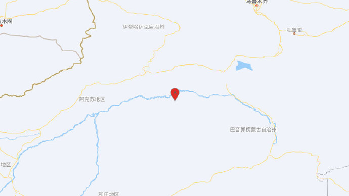 新疆尉犁县发生4.9级地震，震源深度17千米