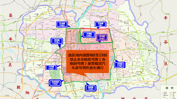 警示+新规！夜查抓隐患，顺义这些道路货车全天禁行