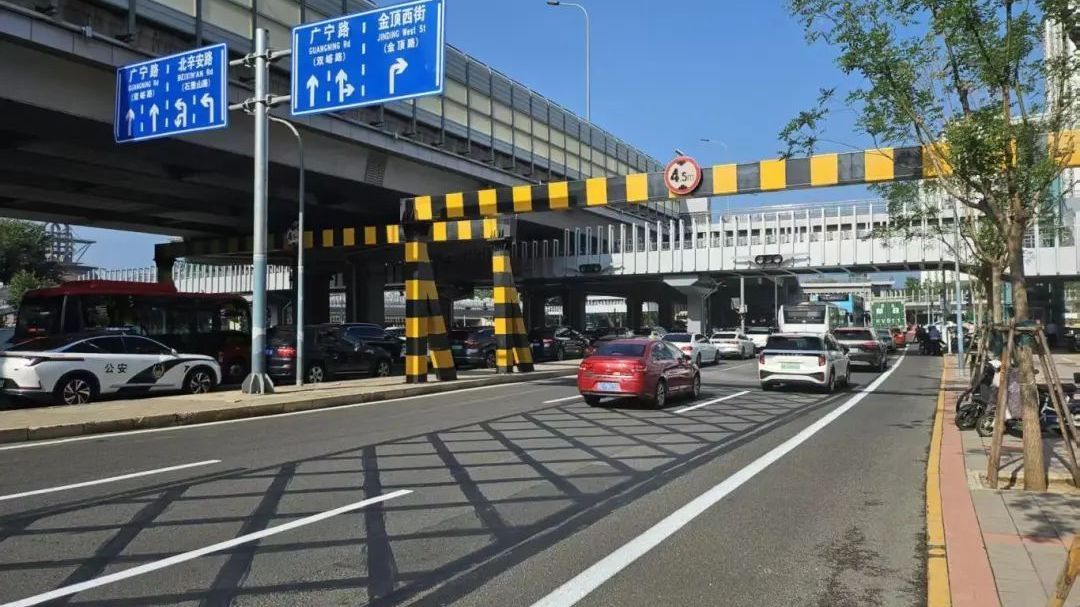 金安桥东进口优化调整，去首钢园更顺畅！