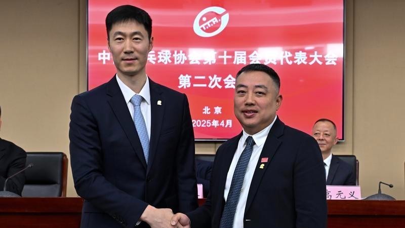 王励勤当选中国乒协新任主席,马龙任副主席 王励勤当选中国乒协新任主席,马龙任副主席