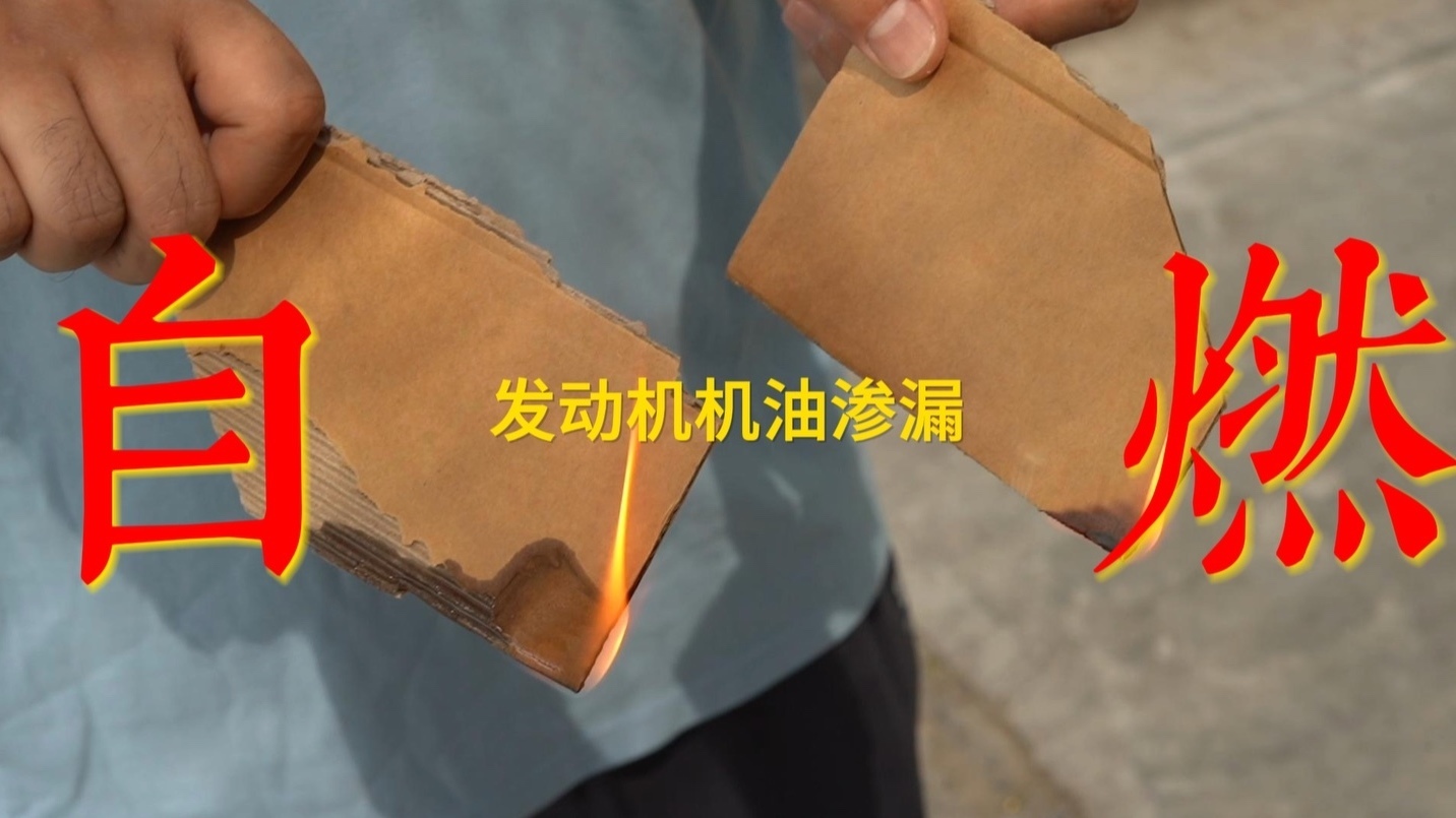 发动机漏机油？小心爱车会自燃！