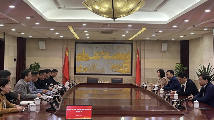 花园小学与育才教育集团开启合作办学 花园小学与育才教育集团开启合作办学