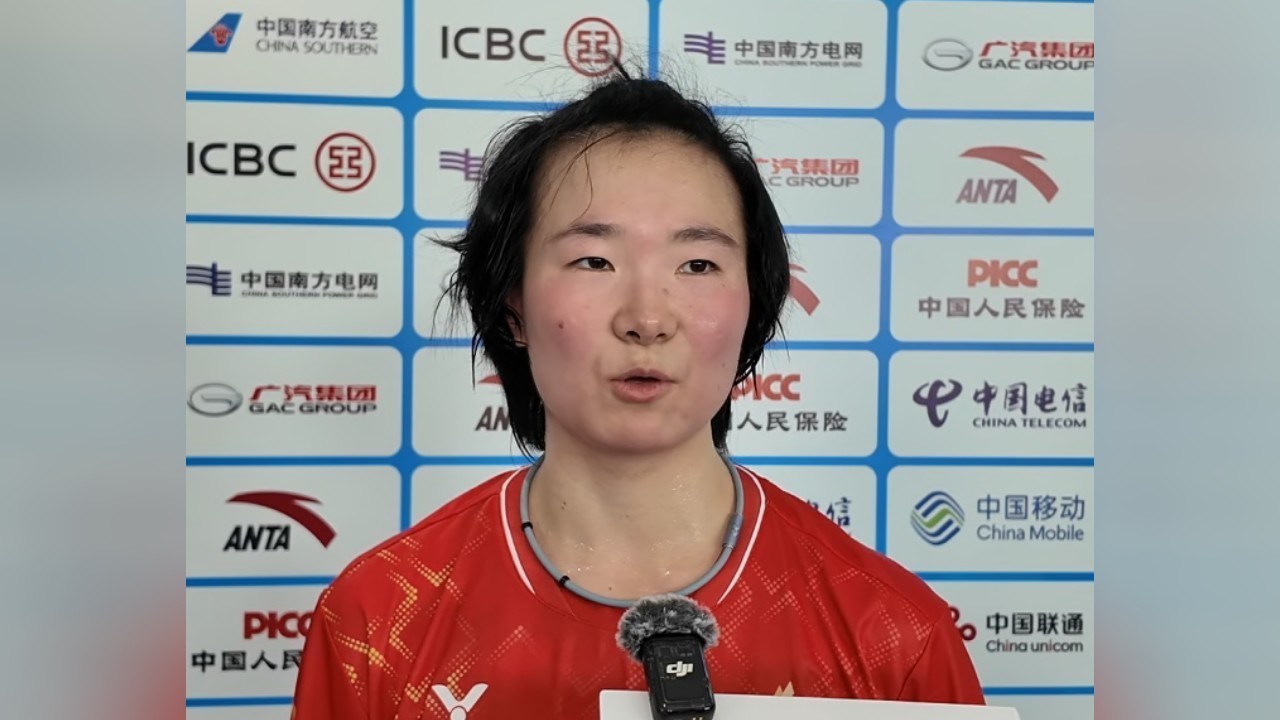 全运会羽毛球女团何冰娇 “这是为数不多的比赛机会，会非常珍惜。”