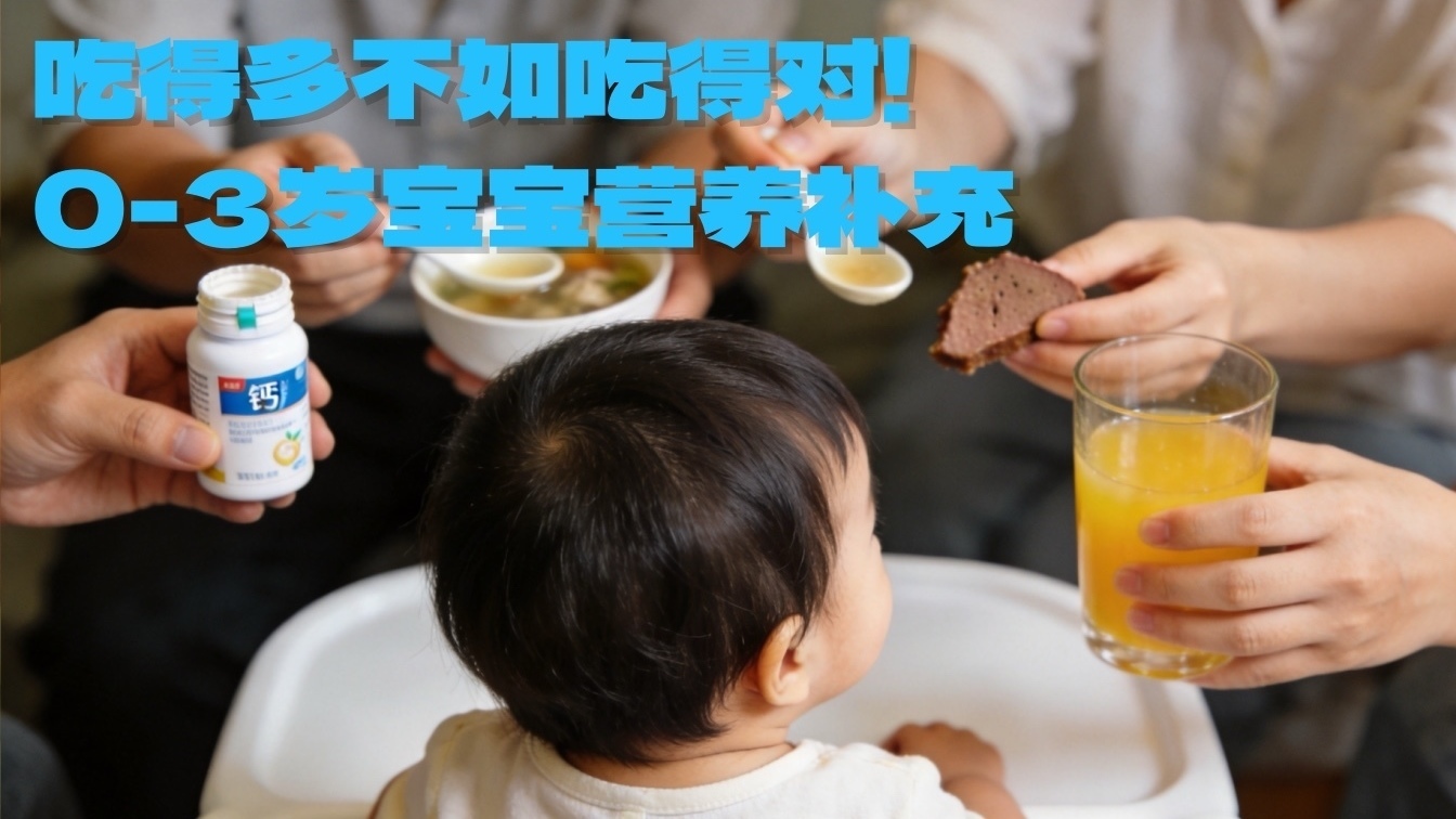 补D还是补钙?0-3岁宝宝也有营养剂清单 补D还是补钙?0-3岁宝宝也有营养剂清单