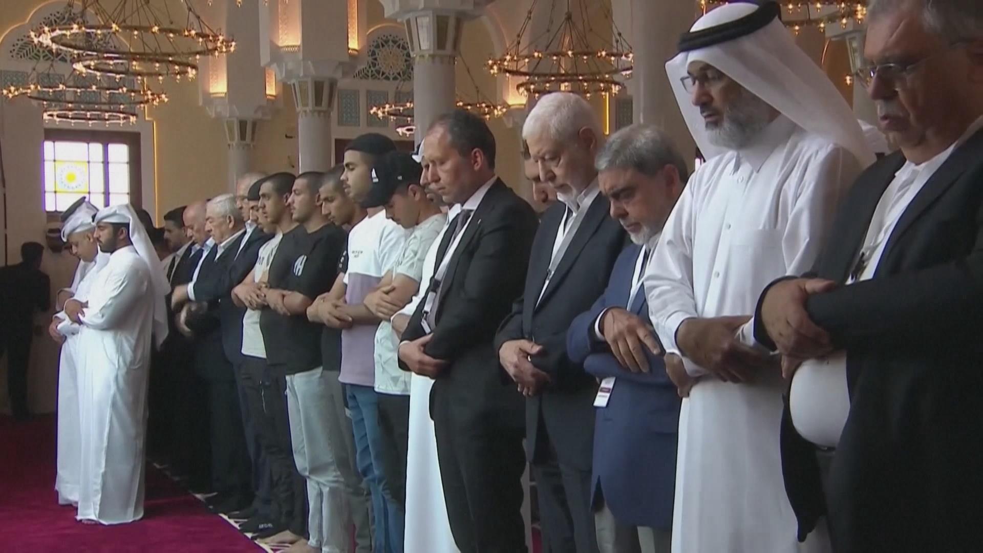 卡塔尔为哈马斯已故领导人哈尼亚举行葬礼 卡塔尔为哈马斯已故领导人哈尼亚举行葬礼