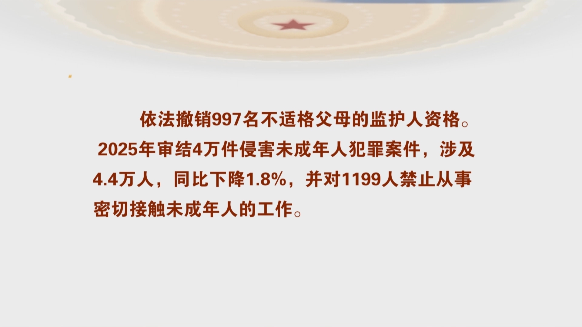 依法撤销997名不适格父母监护人资格 评论:每个孩子都值得温柔以待 依法撤销997名不适格父母监护人资格 评论:每个孩子都值得温柔以待