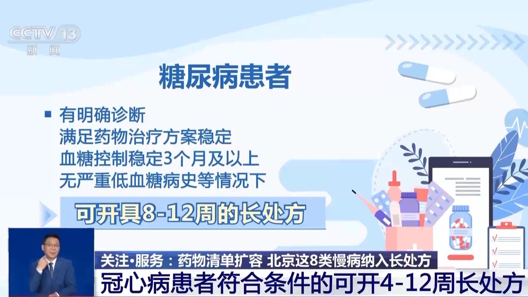 药物最长可开12周!北京这8类慢病纳入长处方 药物最长可开12周!北京这8类慢病纳入长处方