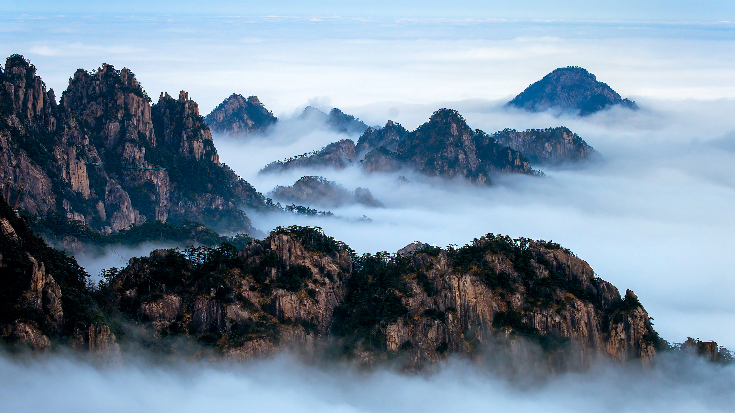 法国摄影师用镜头定格黄山四季 向世界展示中国山川之美 法国摄影师用镜头定格黄山四季 向世界展示中国山川之美