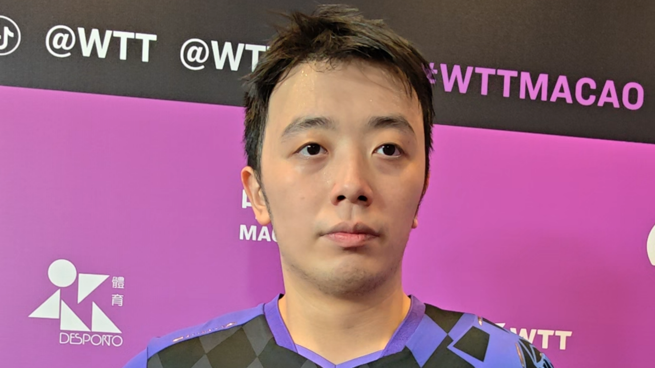 陈垣宇3-0战胜阿萨尔，取得开门红，赛后表示封训储备充足
