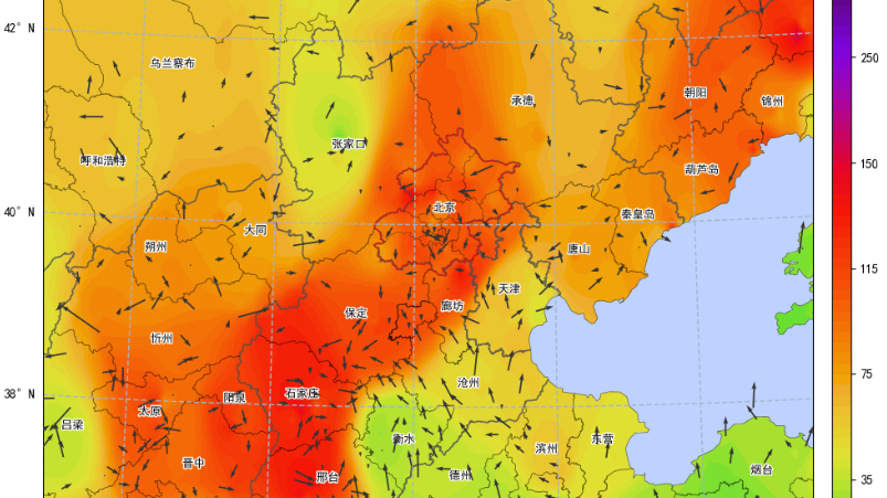 我市PM2.5浓度已达中度污染级别 区域污染集中在山前一带 我市PM2.5浓度已达中度污染级别 区域污染集中在山前一带