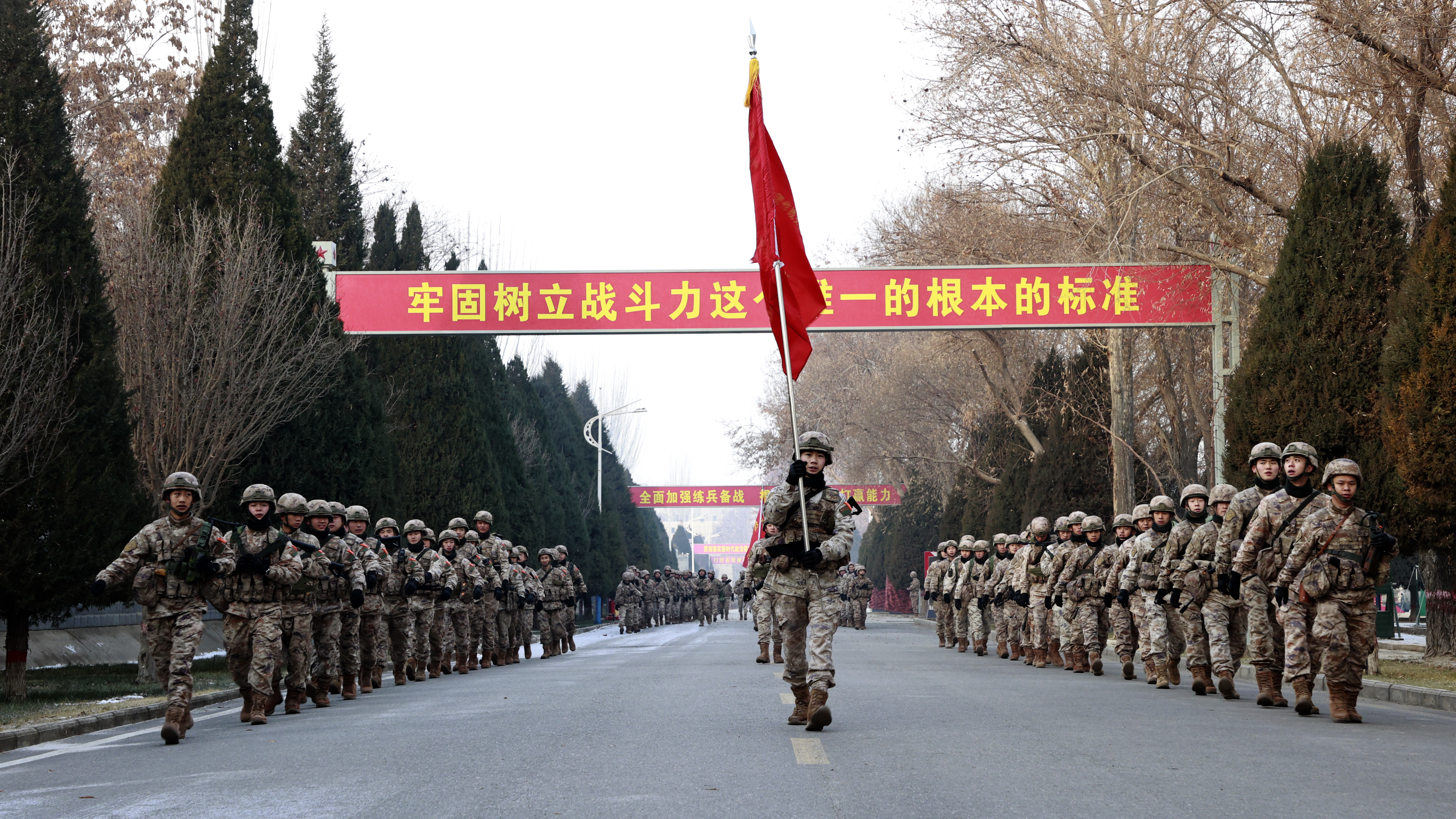 弘扬伟大抗战精神 数九寒冬磨砺意志 弘扬伟大抗战精神 数九寒冬磨砺意志